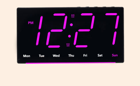 Carcasa Negra Luz Púrpura