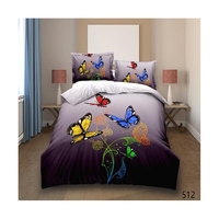 3D Fleur Numérique Imprimé 100% Polyester Housse de Couette Tissu 80/110gsm Fabriqué en Inde