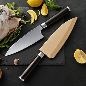 Coltelli da cucina giapponesi in acciaio inossidabile ad alto tenore di carbonio da 180mm coltelli da disossare con filetto di <span class=keywords><strong>pesce</strong></span> con fodero in legno - Product Image 3