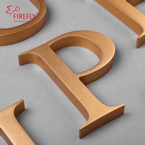 Custom business shop Metal Signs decor lettere dell'<span class=keywords><strong>alfabeto</strong></span> in acciaio inossidabile 3D Metal Logo sign for Wall - Product Image 2