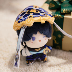 10CM 봉제인형 펜던트 키체인 애니메이션 게임 원신 방랑자 리니 푸리나 리넷 피규어 귀여운 애니 봉제 인형 - Product Image 2