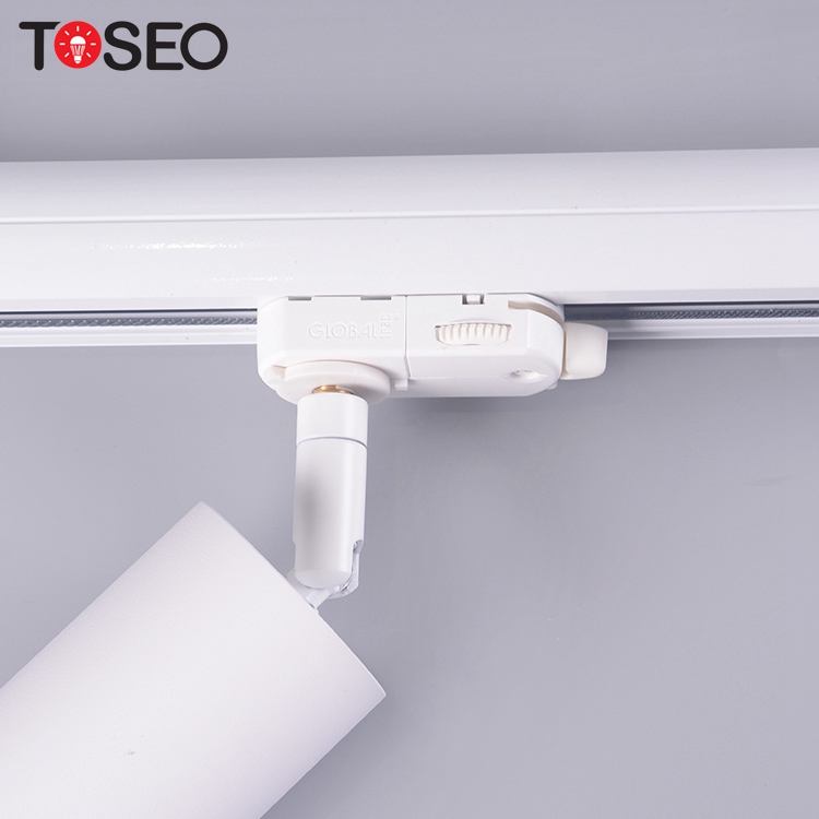4 Wires Gold LED Ceiling Track Lights GU10 Pure Aluminium With Adaptor 220V