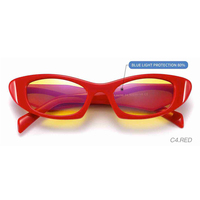 YL-99299 Montures de lunettes optiques en acétate, forme œil de chat, filtre AC bleu, mode, faites à la main, logo personnalisé