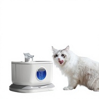 Nouvelle fontaine à eau sans fil pour chiens et chats, rechargeable, séparation eau-électricité, grande capacité, autonomie ultra-longue