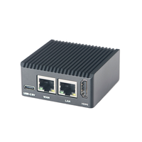 NanoPi R3S-LTS con Puertos Ethernet Dual Gbps, Placas de Desarrollo SoC Rockchip RK3566, 2GB LPDDR4X, Compatible con Linux OpenWrt Router