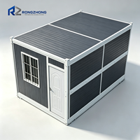 Maison conteneur pliable multi-usages pour restaurant, poste de garde, cabine, bureau à domicile, bar à domicile