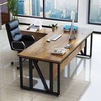 Bureau Simple avec pieds en métal bureau d'ordinateur bureau table d'ordinateur oem