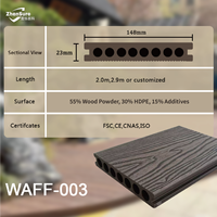 Nouveauté en vente, livraison gratuite, terrasse en composite bois-plastique anti-rouille, surface antidérapante, revêtement de sol en composite bois-plastique