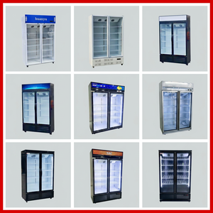 Réfrigérateur commercial professionnel vertical avec porte vitrée, vitrine réfrigérée pour boissons, idéal pour les agencements modernes de magasins de proximité - Product Image 3