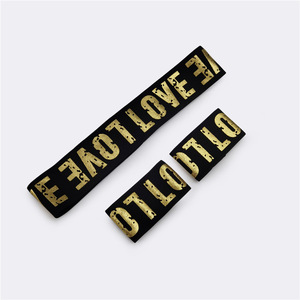 Fascia per fascia da polso con testo Hip Hop fascia per basket Street Dance Unisex da corsa fascia per Fitness - Product Image 4