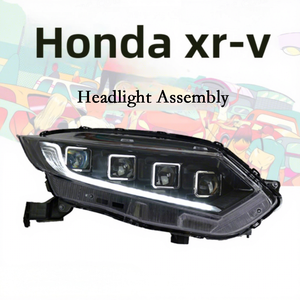 Conjunto de Faros Delanteros Modificados de 12V para Automóvil, Luz Diurna Bicolor, Señal de Giro, Lente LED para Modelos XR-V 15-20 - Product Image 1