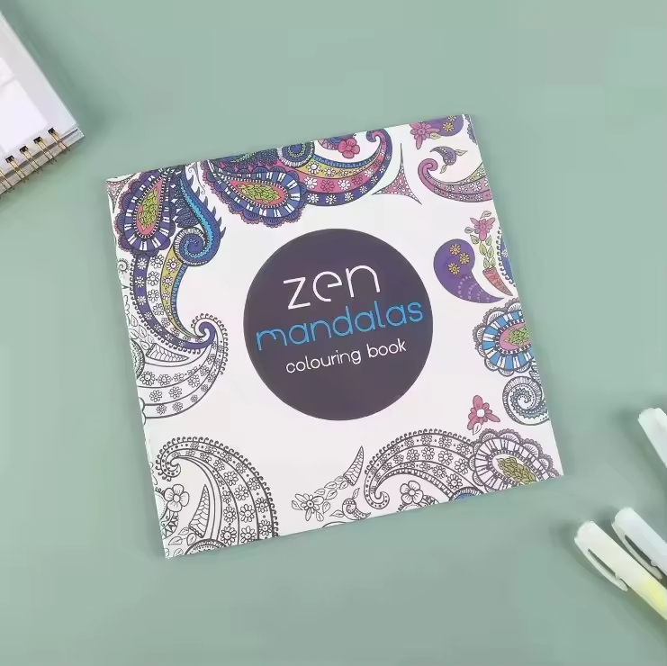 Soft Cover Wholesale Low MOQ Painting Books Matte Lamination Offset Paper Drawing Book Adult Kids Coloring Book