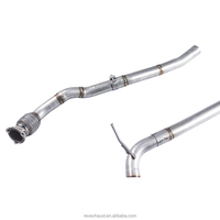 Système d'échappement haute performance avec silencieux avant, intermédiaire et arrière en SUS304 pour AUDI A4 A5 1.8T 2.0T B8 (2008-2016)