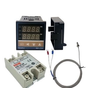 Controlador de Temperatura Digital de Alta Precisión OKYN231107-46 220V AC con Termopar Tipo K y Salida de Relé SSR - Product Image 3