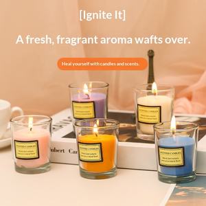Velas Aromáticas Hechas a Mano con Aceites Esenciales para el Hogar, Resistentes al Viento, Sin Humo, de Baja Temperatura, Modelo Navidad/Acción de Gracias - Product Image 5