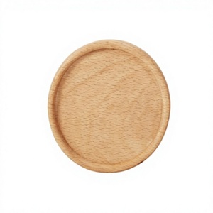 Bandeja de Servir de Madera Hecha a Mano, Bandeja Rústica de Madera Maciza para Desayuno y Comida con Asas para Café, Té, Bebidas, Aperitivos, Comedor - Product Image 4