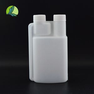 Botella dosificadora de doble cuello para laboratorio, dispositivo dispensador de botellas de plástico HDPE de 100ml, 250ml, 500ml, doble cámara para medir y comprobar - Product Image 2