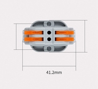 Ersetzen Sie KV223 02P 03P 04P 05P 06P 08P 20P 12P 24P 30P Schalttafel montierter Kabel-zu-Draht-Hebelmutter-Anschluss