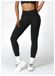 <b>Pink</b> 3 Piece Yoga Set <b>Women</b> High Waist <b>Leggings</b> Crop Top Zipper Jacket Seamless Activewear Full Length Racerback Solid Color - Product Image 6