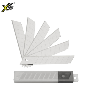Chất lượng cao Sharp Cutter an toàn tiện ích dao Snap Blade 18 mét hộp thép Carbon phong cách đóng gó<span class=keywords><strong>i</strong></span> chiếc nhự<span class=keywords><strong>a</strong></span> gó<span class=keywords><strong>i</strong></span> 10 cá<span class=keywords><strong>i</strong></span>/hộp - Product Image 1