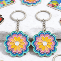Porte-clés élégant en métal, design personnalisé, porte-clés en alliage de zinc pour accessoires de mode, cadeau d'affaires, vente en gros