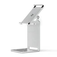 Solutions professionnelles de supports de tablettes argentés pour points de vente – Support de bureau rotatif personnalisé tout-en-un pour les magasins de détail