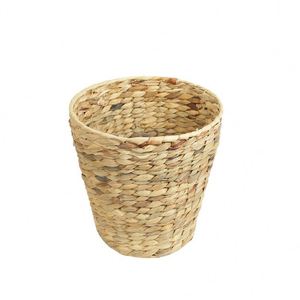 Cesto Decorativo Intrecciato per <span class=keywords><strong>Biancheria</strong></span> <span class=keywords><strong>Sporca</strong></span>, Doppio in Polpa di Bambù, Moderno Porta Pane Bianco, Cestini Stretti per Scaffali - Product Image 2