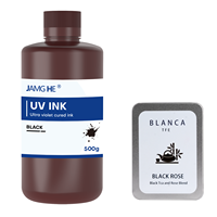 Tinta UV Jamg He CMYKWV Warna Cerah Kompatibel dengan Print Head Epson, Ricoh