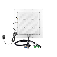 Système de stationnement de voitures RFID UHF CHAFON CF8A1 10m 860-960MHz Protocole ISO 18000-6C Lecteur de cartes de contrôle d'accès GPS sans fil 4G 12V