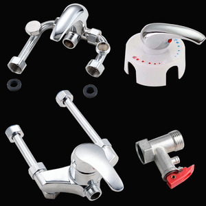 วาล์วผสมน้ำร้อนน้ำเย็น 20 มม. แบบ 1 มือจับ ทำจากสแตนเลส 304 รูปตัวยู สำหรับฝักบัว - Product Image 2