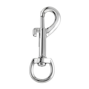 स्विस आंख बोल्ट स्नैक हूक भारी ड्यूटी आई बोल्ट क्लिप, डाइविंग पालतू पट्टा के लिए एकल समाप्त फ्लैग क्लिप - Product Image 1