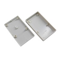 Boîtier de capteur de mouvement en gros 95x58x22 MM boîtier en plastique ABS moulé par injection blanc personnalisé pour capteur de température