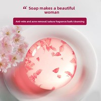 Savon solide blanchissant à l'acide kojique parfumé aux pétales de rose, savon artisanal aux huiles essentielles pour le visage et le corps, nettoyage en profondeur, vente en gros