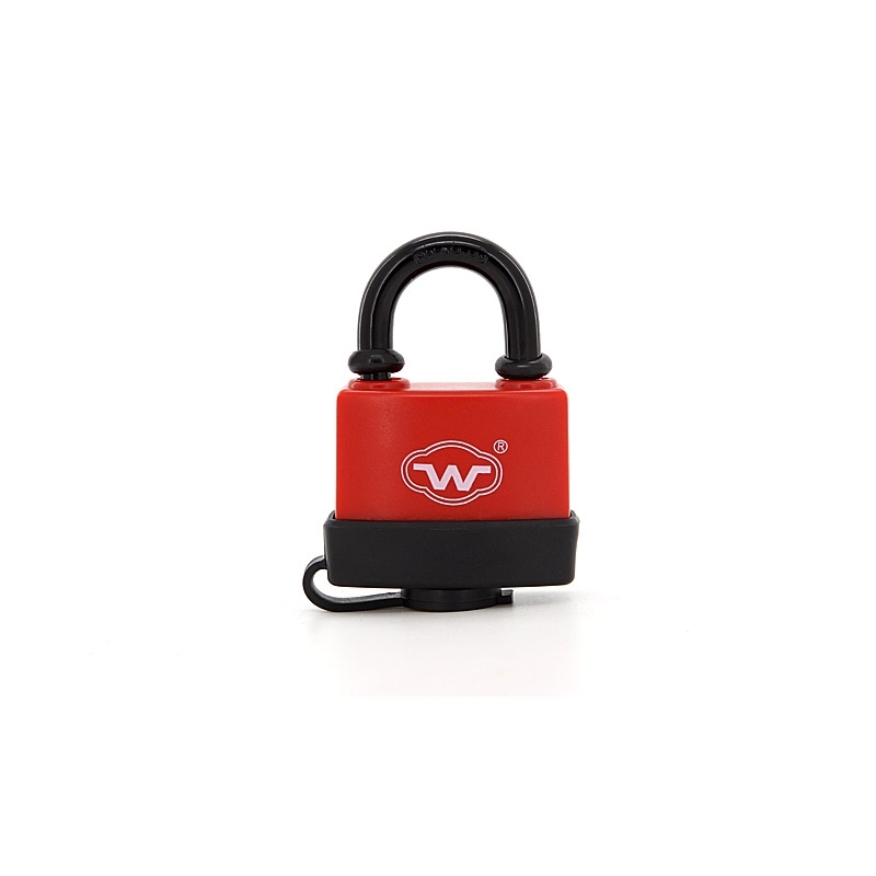 Top Security Short PVC Case Plastic Covered Weather Resistant Padlock ...