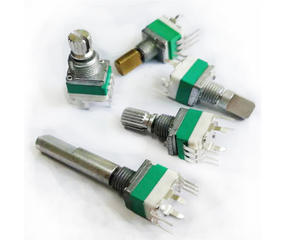 Potentiomètres à bouton double courroie 9 mm avec manchon d'axe 7 mm RV0971GS - Product Image 3