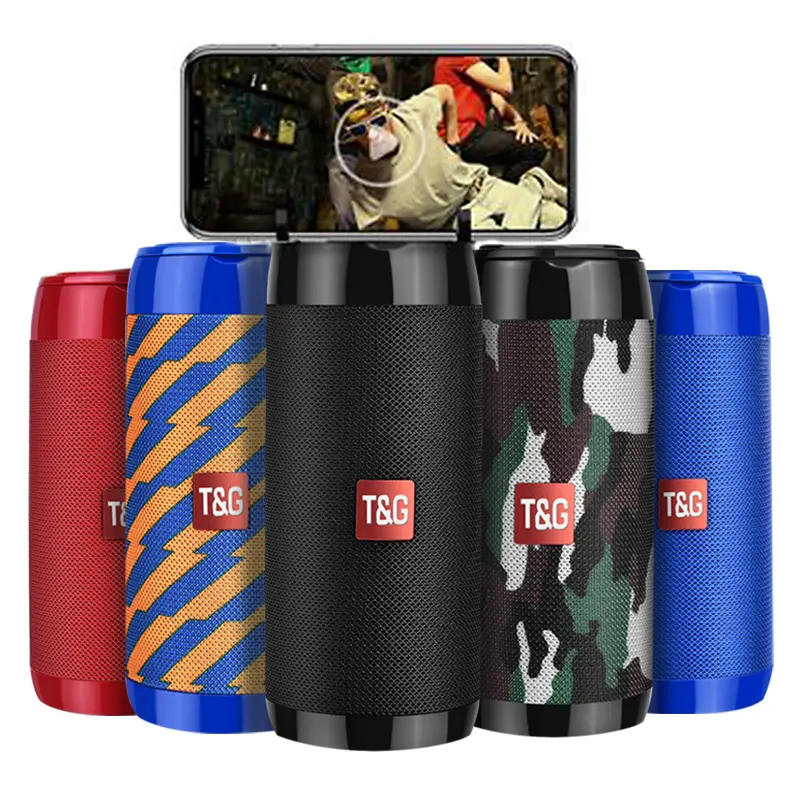 TG 117 kablosuz hoparlör açık Stereo bas IPX5 su geçirmez 1200mAh kablosuz müzik araba hoparlörü