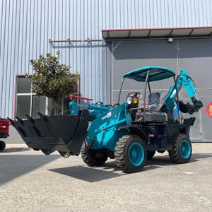 Engins de terrassement les moins chers, mini tracteur, pelle rétrocaveuse remorquable à vendre - Product Image 5