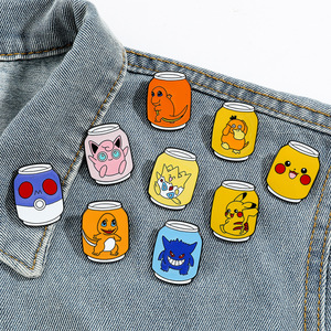 9 nouveaux designs de badges métalliques de style canette de soda, thème Pokémon Pikachu, pour la décoration de sacs à dos et de vêtements - Product Image 2
