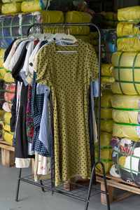 Vestido de Verano Usado de Segunda Mano, Elegante y Económico, de Poliéster/Algodón, con Estampado Floral, para <span class=keywords><strong>la</strong></span> Cena, de <span class=keywords><strong>la</strong></span> Tienda de Segunda Mano WS20 High Clean Neated - Product Image 4