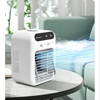 Ventilateur d'air évaporatif portable mini avec humidificateur à brume, 2 vitesses, réservoir d'eau de 500 ml, silencieux pour la maison et le bureau