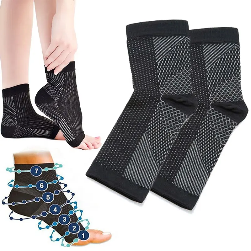 वीटा-पहनने तांबा संचार चुंबकीय पैर समर्थन टखने संपीड़न मूल चुंबकीय पैर समर्थन संपीड़न जुर्राब