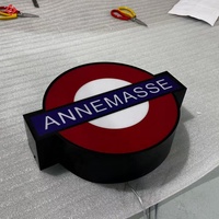 Enseigne lumineuse LED à face unique, forme personnalisée, enseigne extérieure, boîte lumineuse éclairée, enseigne de devanture de magasin