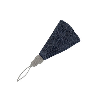 Custom Color Design Bulk OEM/ODM Wholesale High Quality Lightweight <b>Key</b> <b>Tassel</b> Bullion Wire <b>Tassels</b> Custom Logo <b>for</b> Garment Use - Product Image 5