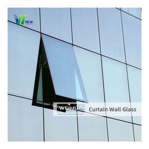 Modern Design Aluminium Curtain Wall Glazing Facades System Building Facade <strong>Glass</strong> Hollow Window <strong>Glass</strong> for Mall Villa &amp; Hospital - Product Image 1