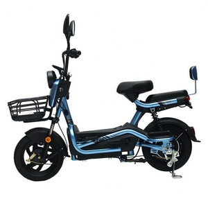 Vélo électrique 350W avec clé à distance, batterie au plomb-acide 48V 12A, cadre en acier, capteur électronique, vélo électrique de type E - Product Image 4