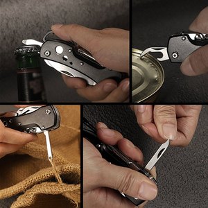 Couteau <span class=keywords><strong>suisse</strong></span> pliant d'extérieur personnalisé Couteau combiné multifonctionnel pour le camping et la <span class=keywords><strong>randonnée</strong></span> en plein air - Product Image 6