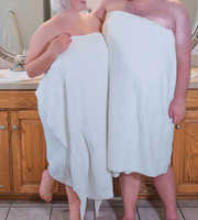 Serviette de bain enveloppante grande taille pour femme, en coton, avec fermeture élastique réglable, pour le bain et la douche