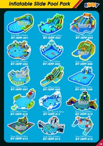 Bán Hot Inflatable Trượt Nước Với Hồ Bơi Bơi Bóng Đồ Chơi Hồ Bơi Công Viên Nước Inflatable Với Hồ Bơi - Product Image 5