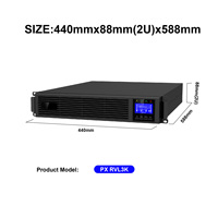 Instalación Profesional de Torre de Rack, UPS en Línea de 1KVA para Aplicaciones Médicas, Tecnología de la Información y Telecomunicaciones