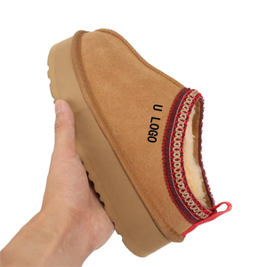 Classic Tazzman Ugh <strong>Ladies</strong> Winter Women Thick-soled <strong>Slippers</strong> Non Slip Large Warm Plush Fashion Snow <strong>Booties</strong> Shoes - Product Image 4
